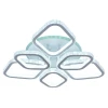 Светодиодная люстра 8044/3+3 WHT
