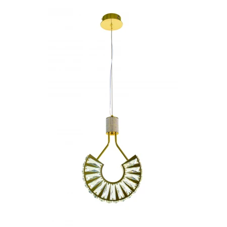 6019E/10W GOLD+CLEAR (1) Люстра NW 