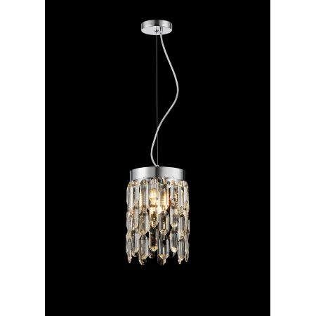 F6-ф200*H300(1200) CHROME (1) Подвесной светильник (NW) 