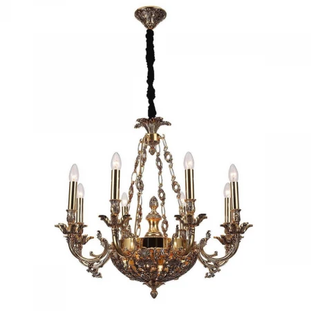 Подвесная люстра Lucia Tucci Firenze 1781.8.2 Antique Gold