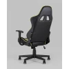 Игровое кресло Topchairs Impala, желтый, черный, экокожа