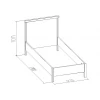Кровать Bauhaus 2100x975x1011.  Кровать Bauhaus 2100x975x1011.