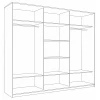 Шкаф-купе Кааппи 5 2100x450
