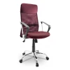 Кресло Dikline SN10, бордовый, сетка TW, экокожа