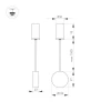 Подвесной светодиодный светильник Arlight SP-Elementa-Roll-R100-9W Day4000 032766