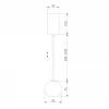 Подвесной светодиодный светильник Elektrostandard Giro 50215/1 Led черный 4690389175794