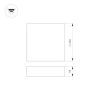 Потолочный светодиодный светильник Arlight SP-Quadro-S250x250-25W Warm3000 034787