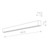 Настенный светильник Nowodvorski Straight Wall Led L 7563