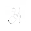 Спот Arte Lamp Almach A1906PL-1WH Спот Arte Lamp Almach A1906PL-1WH