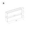 Трековый светодиодный светильник Arlight Mag-Dots-Fold-25-S1004-30W Day4000 034233