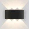 Уличный настенный светодиодный светильник Elektrostandard 1551 Techno Led черный 4690389068027