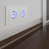 Розетка с заземлением и подсветкой Werkel белая W1171401 4690389155338