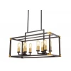 Подвесная люстра Lumina Deco Waldorf LDP 1140-8 BK+MD