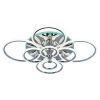 Потолочная светодиодная люстра Profit Light 8076/8 CHR
