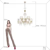 Подвесная люстра Loft IT Grace 10203/12+8 White Подвесная люстра Loft IT Grace 10203/12+8 White
