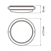 Настенно-потолочный светодиодный светильник Jazzway PBH-PC2-RA 5032309