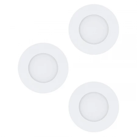 Встраиваемый светодиодный светильник Eglo Fueva 1 (3 шт) 98633