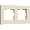 Рамка на 2 поста Werkel Slab айвори матовый W0022962 4690389193392