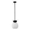 Подвесной светильник iLamp Mono P6079-1 BK+WH