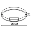 Потолочный светодиодный светильник Maytoni Rim MOD058CL-L35WK Потолочный светодиодный светильник Maytoni Rim MOD058CL-L35WK
