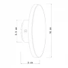 Уличный настенный светодиодный светильник Arte Lamp Nimbo A4412AL-1BK