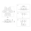 Потолочная светодиодная люстра Ambrella light Acrylica Original FA4547
