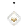 Подвесная люстра Lumina Deco Crulia LDP 8005-6 BK+MD