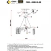 Подвесная люстра Omnilux Cavriglia OML-52803-08