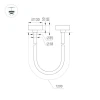 Подвесной светодиодный светильник Arlight SP-Tropic-Surface-R18-L1200-18W Warm3000 043401