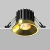 Встраиваемый светодиодный светильник Maytoni Round DL058-12W3K-BS