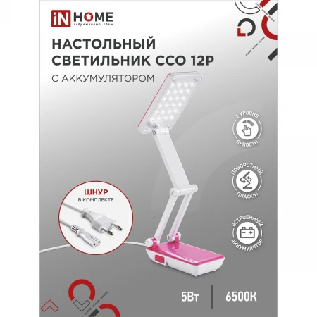 Настольная лампа IN HOME 4690612034928