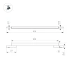 Трековый светодиодный светильник Arlight Mag-Microcosm-Flat-L600-16W Day4000 043274 Трековый светодиодный светильник Arlight Mag-Microcosm-Flat-L600-16W Day4000 043274