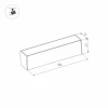 Трековый светодиодный светильник Arlight Mag-Flat-45-L205-6W Warm3000 046576