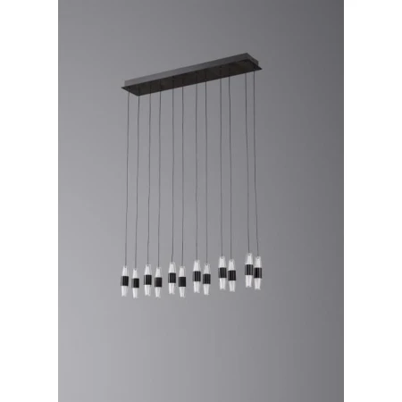 Люстра подвесная Alfa Light F3024-47 BLACK