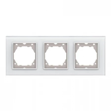 Рамка 3-постовая Vesta-Electric Exclusive White белый FRM050206SER