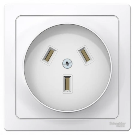 Розетка силовая 2К+З Systeme Electric Blanca 16A 250V белая BLNSR003231