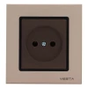 Розетка 2P Vesta-Electric Exclusive Champagne Metallic шампань FRZ00041002BSH