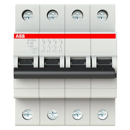 Автоматический выключатель 4-полюсной SH204 C 40 2CDS214001R0404