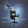 Игровое кресло AksHome Royal светло-серый, велюр 75222