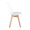 Кухонный стул Stool Group FRANKFURT белый дер. Ножки Y863 white