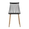 Кухонный стул Stool Group Морган пластиковый черный Y820 black