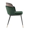 Кухонный стул Stool Group Пенелопа вельвет зеленый+коричневый FDC8054 FUT-73 + FUT-54