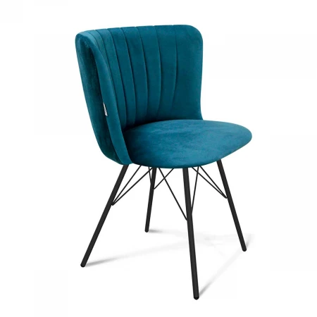 Кухонный стул Sheffilton SHT-ST36-1/S37 тихий океан/чёрный муар 7894784502