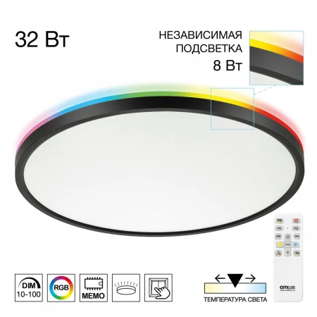 Потолочный светодиодный светильник Citilux Norma CL749401 Потолочный светодиодный светильник Citilux Norma CL749401