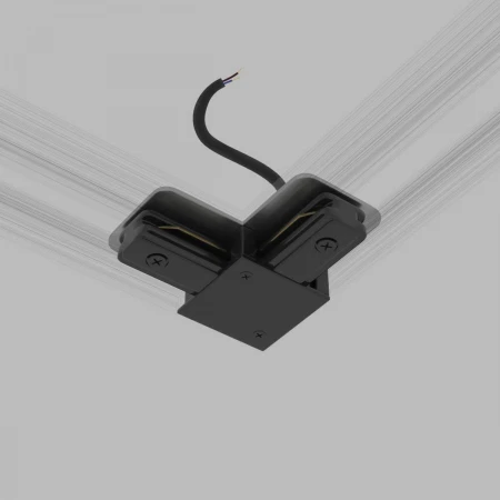 Коннектор угловой с вводом питания для однофазного шинопровода Elektrostandard Basic System a071303 Коннектор угловой с вводом питания для однофазного шинопровода Elektrostandard Basic System a071303