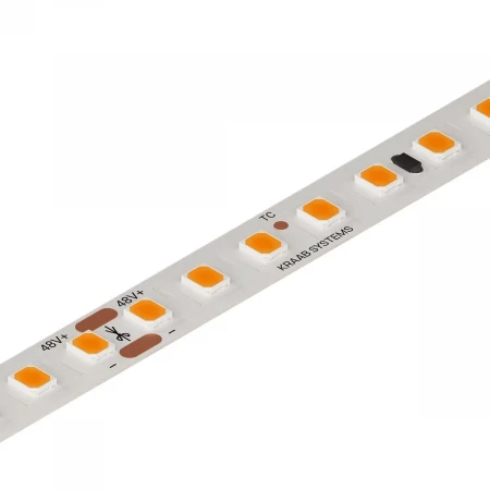 Светодиодная лента Kraab Systems PIXIE SMD 2835-140 48В 10Вт 2700К CRI92 8мм 5м 27.101.4