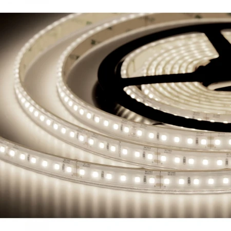 Лента светодиодная ELFLED 600SMD диодов (2835), 24В, IP67, 5м, САУНА, белый нейтральный 4000-4500К ELF-600SMDnw4000-Sau24