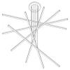 Люстра подвесная Citilux Trent CL203760