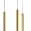L5T747233 Люстра TUBO LED 25W 1500LM 25G ЗОЛОТО 3000K