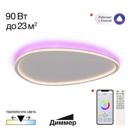 Потолочный светодиодный светильник Citilux Trio CL215B260E